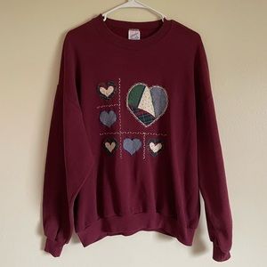 Vintage Jerzees Embroidered Crewneck Sweatshirt​